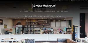 | bar marketing basics miss melbourne coffee shop website