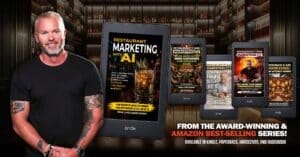 | restaurant seo, reputation management & website design | bar marketing basics book cover for restaurant marketing in the ai revolution by erik shellenberger.