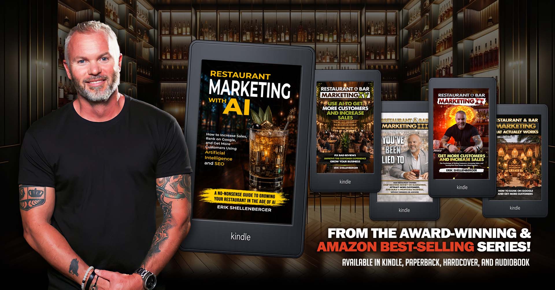 | restaurant seo, reputation management & website design | bar marketing basics erik shellenberger book series on restaurant marketing